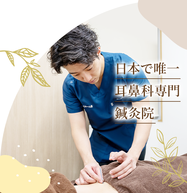 全国の鍼灸師800人が認めた高い技術力病院でも改善しなかった耳・鼻・のどの不調でお困りのあなたへ当院にはそんな症状を改善に導ける理由があります！